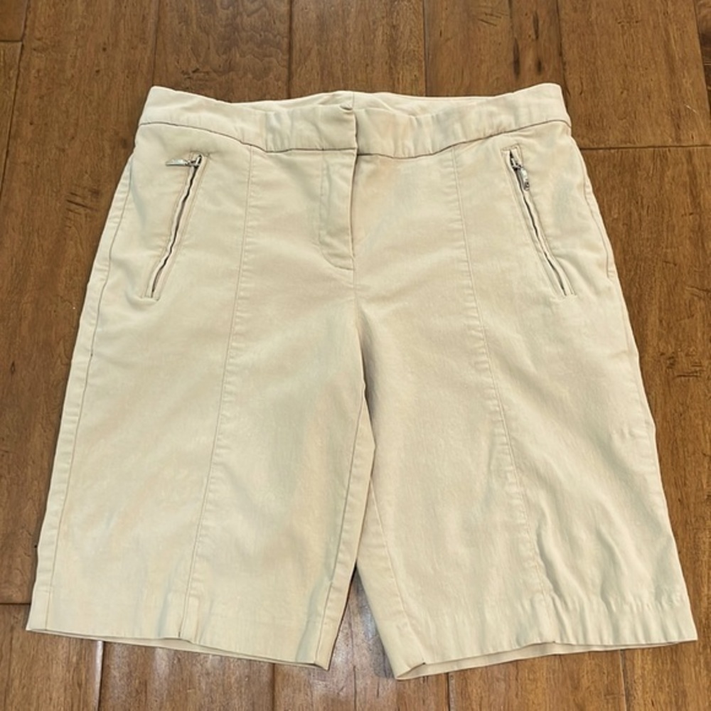 Izod Golf Khaki Bermuda Shorts
